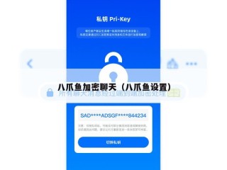 八爪鱼加密聊天（八爪鱼设置）