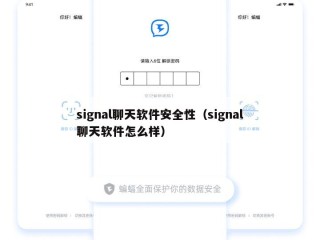 signal聊天软件安全性（signal聊天软件怎么样）