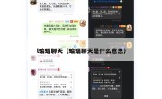 l蝙蝠聊天（蝙蝠聊天是什么意思）