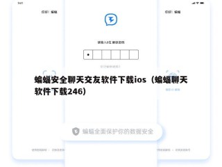 蝙蝠安全聊天交友软件下载ios（蝙蝠聊天软件下载246）
