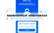 微核的聊天软件安全吗（微核是不是聊天软件）