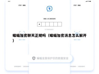蝙蝠加密聊天正规吗（蝙蝠加密消息怎么解开）