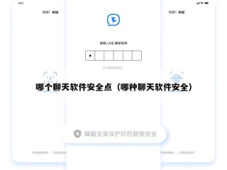 哪个聊天软件安全点（哪种聊天软件安全）