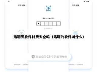 陪聊天软件付费安全吗（陪聊的软件叫什么）