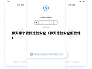 聊天哪个软件比较安全（聊天比较安全的软件）