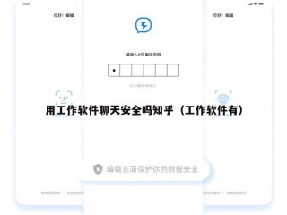 用工作软件聊天安全吗知乎（工作软件有）