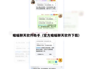 蝙蝠聊天软件助手（官方蝙蝠聊天软件下载）