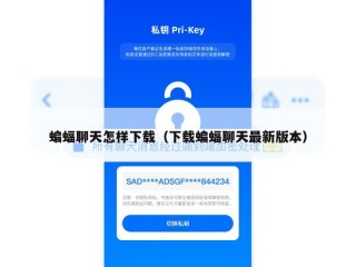 蝙蝠聊天怎样下载（下载蝙蝠聊天最新版本）