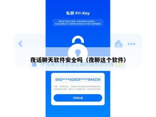 夜话聊天软件安全吗（夜聊这个软件）