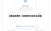 无痕加密聊天（无痕聊天记录怎么恢复）