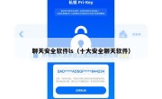 聊天安全软件ls（十大安全聊天软件）