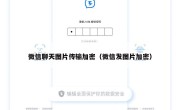 微信聊天图片传输加密（微信发图片加密）