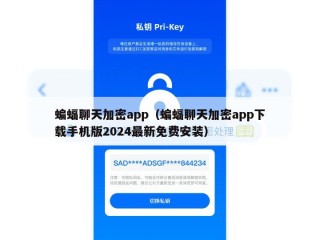 蝙蝠聊天加密app（蝙蝠聊天加密app下载手机版2024最新免费安装）