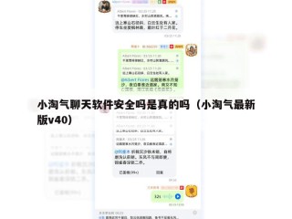 小淘气聊天软件安全吗是真的吗（小淘气最新版v40）