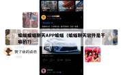 蝙蝠蝙蝠聊天APP蝙蝠（蝙蝠聊天软件是干嘛的?）