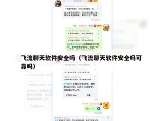 飞流聊天软件安全吗（飞流聊天软件安全吗可靠吗）
