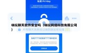 嗨玩聊天软件安全吗（嗨玩网络科技有限公司）