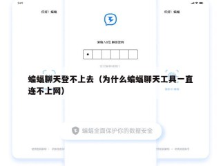 蝙蝠聊天登不上去（为什么蝙蝠聊天工具一直连不上网）