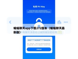 蝙蝠聊天app下载272版本（蝙蝠聊天最新版）