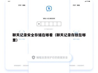 聊天记录安全存储在哪看（聊天记录存放在哪里）