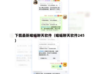 下载最新蝙蝠聊天软件（蝙蝠聊天软件245）