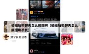 蝙蝠加密聊天怎么截图啊（蝙蝠加密聊天怎么截图啊手机）