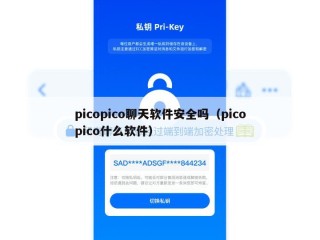 picopico聊天软件安全吗（picopico什么软件）