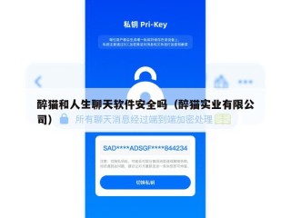 醉猫和人生聊天软件安全吗（醉猫实业有限公司）