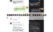 安盛聊天软件怎么样安全吗（安盛是做什么的）