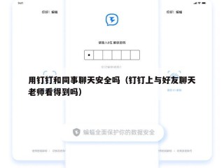 用钉钉和同事聊天安全吗（钉钉上与好友聊天老师看得到吗）
