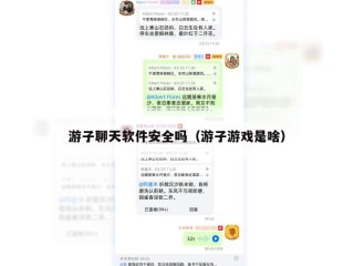 游子聊天软件安全吗（游子游戏是啥）