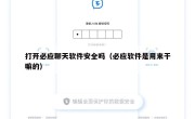 打开必应聊天软件安全吗（必应软件是用来干嘛的）