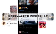 加密聊天app苹果下载（加密聊天是什么意思）