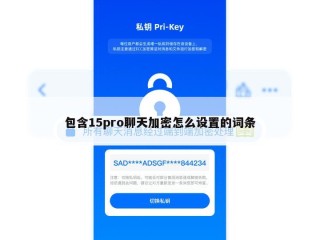 包含15pro聊天加密怎么设置的词条