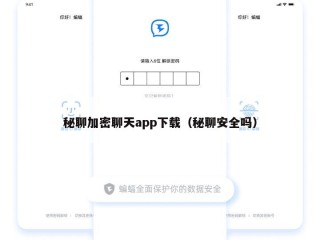 秘聊加密聊天app下载（秘聊安全吗）