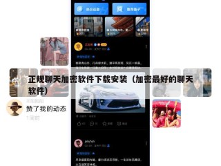 正规聊天加密软件下载安装（加密最好的聊天软件）