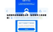 加密聊天纸条画图怎么弄（加密聊天工具有哪些）