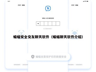 蝙蝠安全交友聊天软件（蝙蝠聊天软件介绍）