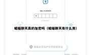 蝙蝠聊天真的加密吗（蝙蝠聊天有什么用）