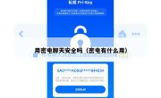 用密电聊天安全吗（密电有什么用）