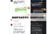 蝙蝠聊天秘密软件（蝙蝠聊天应用）