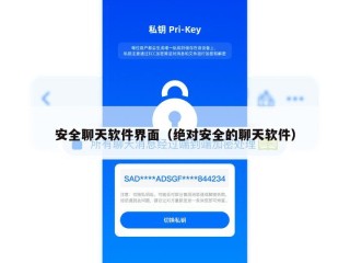 安全聊天软件界面（绝对安全的聊天软件）