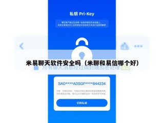 米易聊天软件安全吗（米聊和易信哪个好）