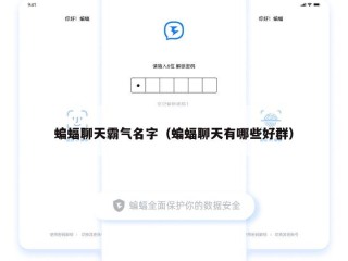 蝙蝠聊天霸气名字（蝙蝠聊天有哪些好群）