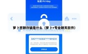 萝卜密聊诈骗是什么（萝卜+专业聊天软件）