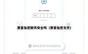 黑客加密聊天安全吗（黑客加密文件）