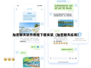 加密聊天软件教程下载安装（加密聊天应用）