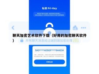 聊天加密艺术软件下载（好用的加密聊天软件）