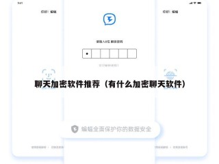 聊天加密软件推荐（有什么加密聊天软件）