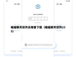 蝙蝠聊天软件去哪里下载（蝙蝠聊天软件235）